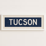 Framed Tucson Navy Bus Scroll - Tejas Country Club