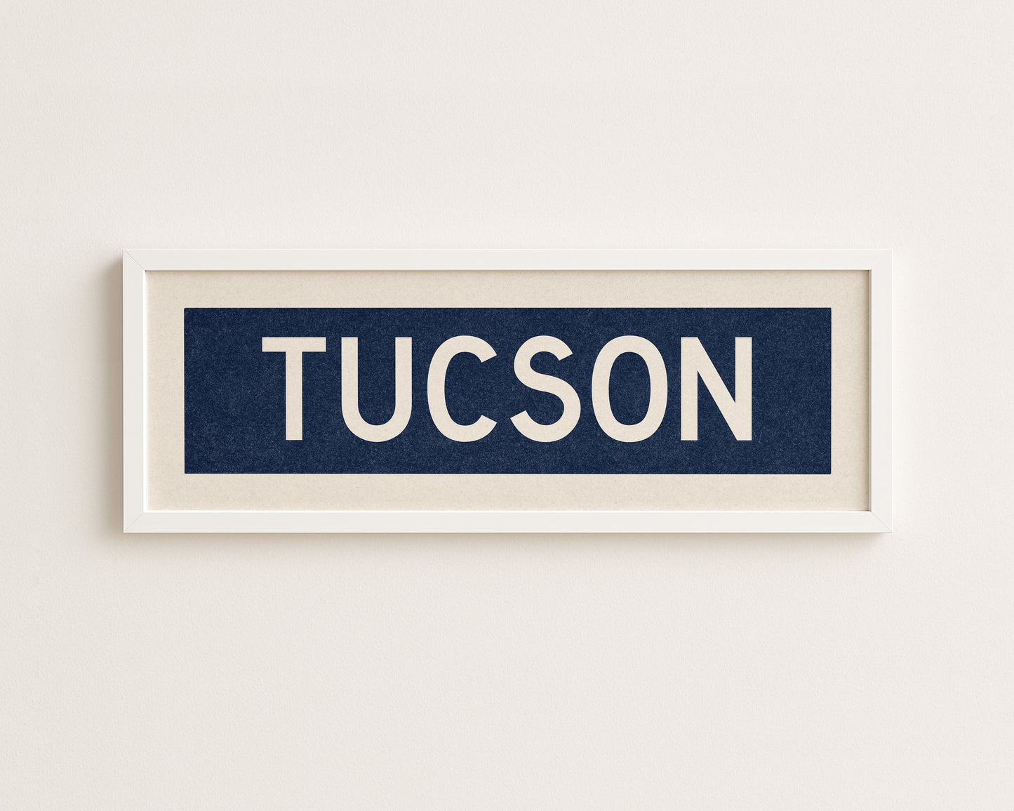 Framed Tucson Navy Bus Scroll
