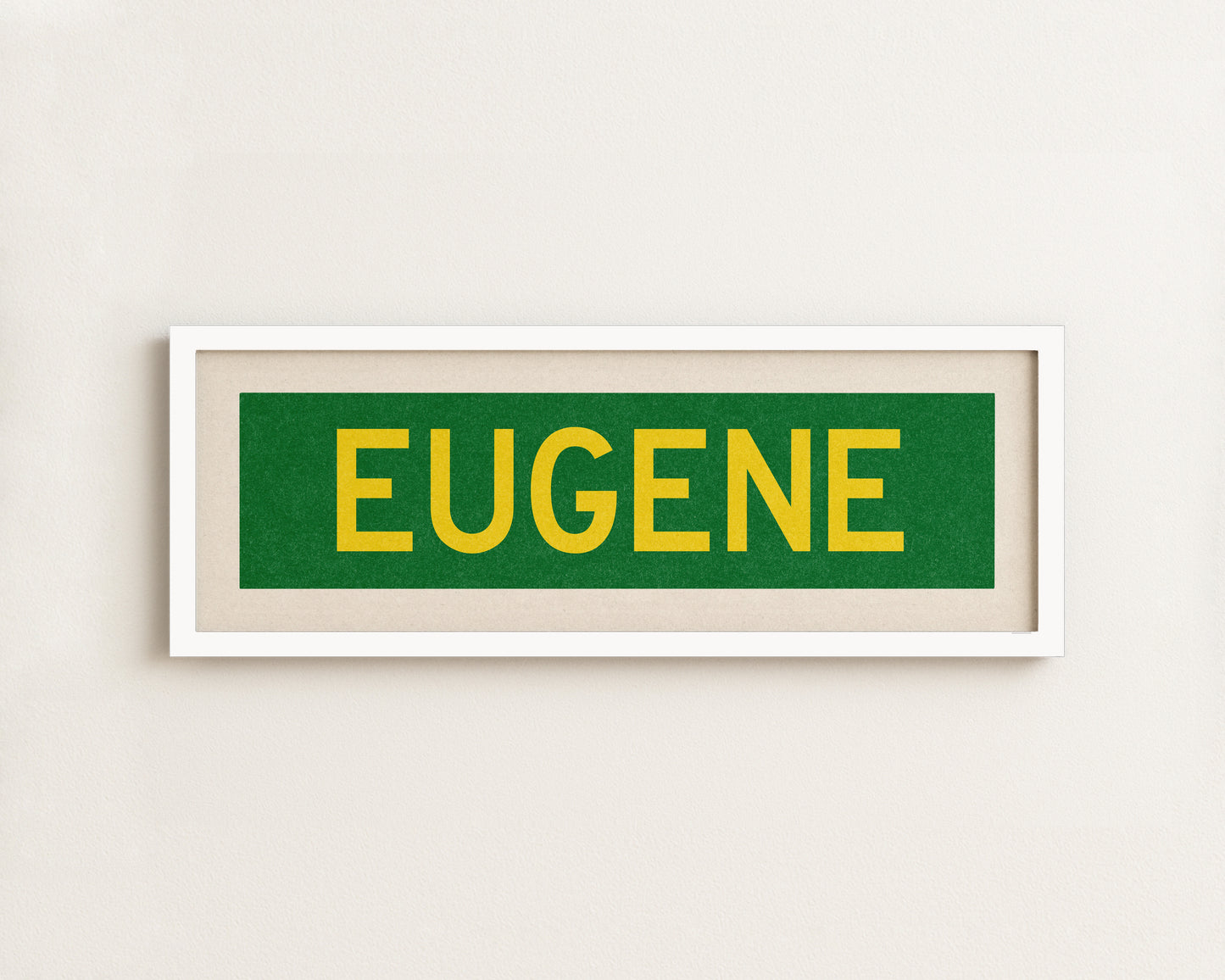 Framed Eugene Green Bus Scroll