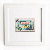 Vintage Prosperous Texas Matchbook Print