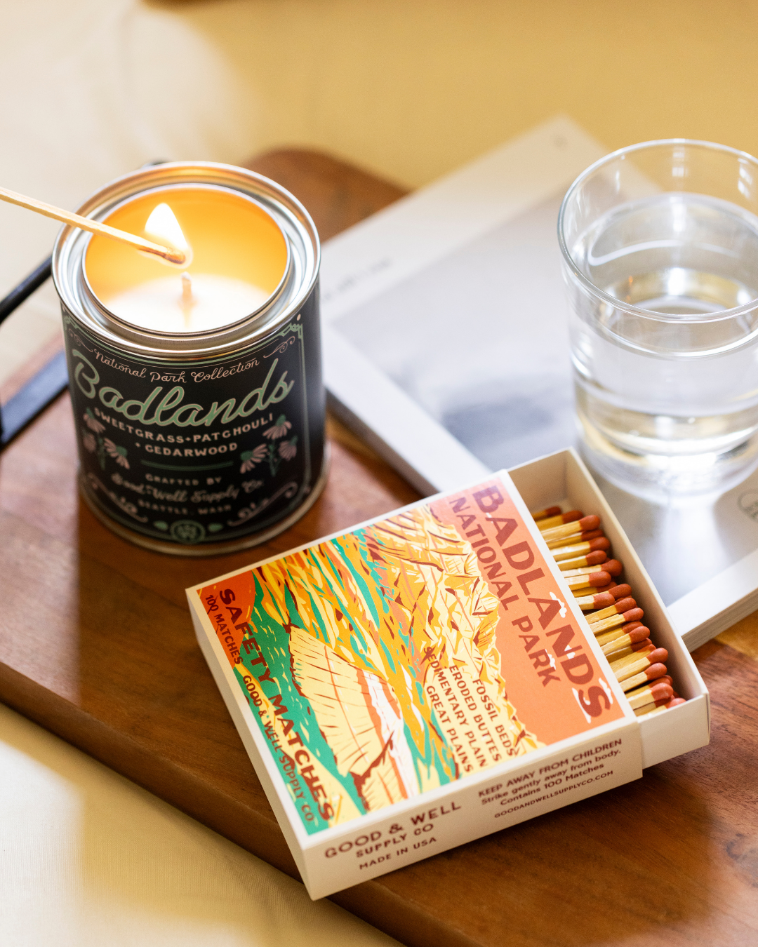 Badlands Vintage National Park Cabin Matches - Tejas Country Club