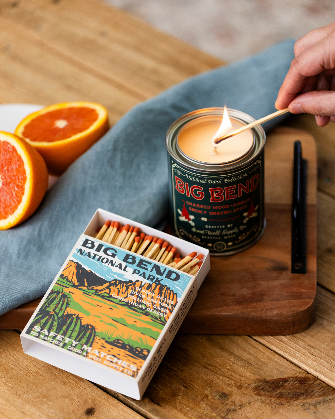 Big Bend Vintage National Park Cabin Matches - Tejas Country Club