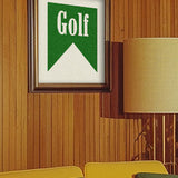Retro Golf Poster Art Print Banner Style Square - Tejas Country Club