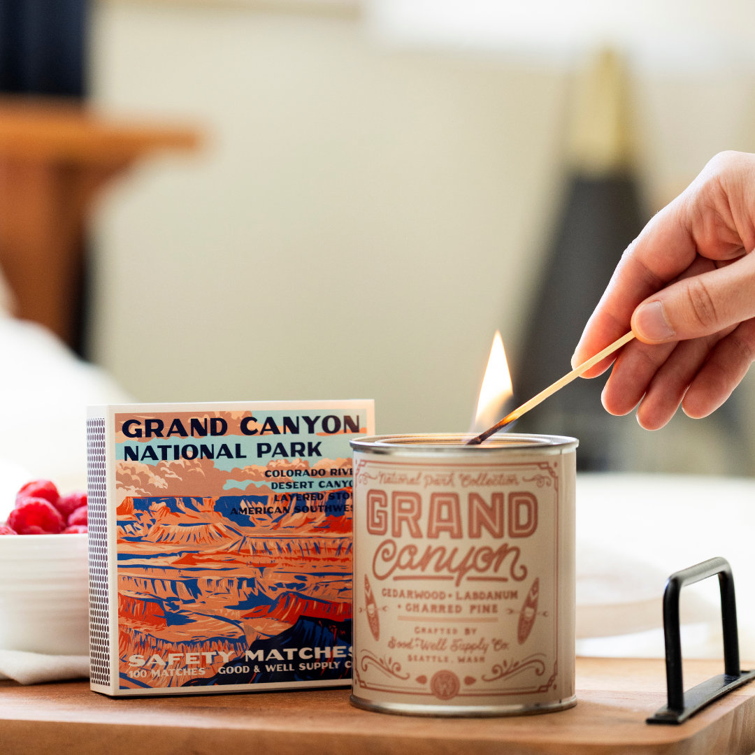 Grand Canyon Vintage National Park Cabin Matches - Tejas Country Club