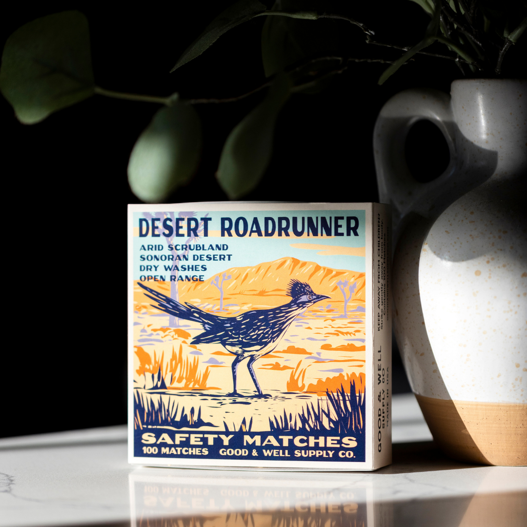 Desert Roadrunner Cabin Matches - Tejas Country Club