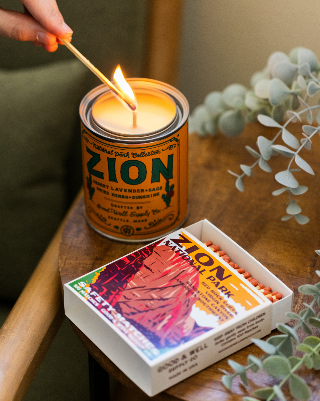 Zion Vintage National Park Cabin Matches - Tejas Country Club